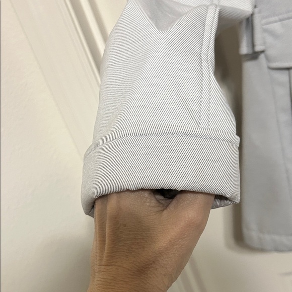 Free Country Light Gray Water Resistant Rain Coat with Removable Hood sz 2X - Picture 10 of 16